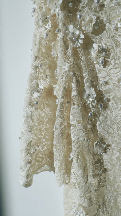 Jenny Packham Pearl Lace Shirt Size Large