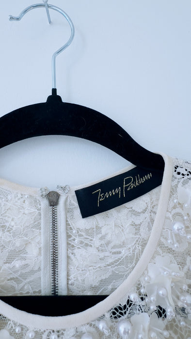 Jenny Packham Pearl Lace Shirt Size Large