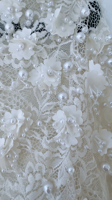 Jenny Packham Pearl Lace Shirt Size Large