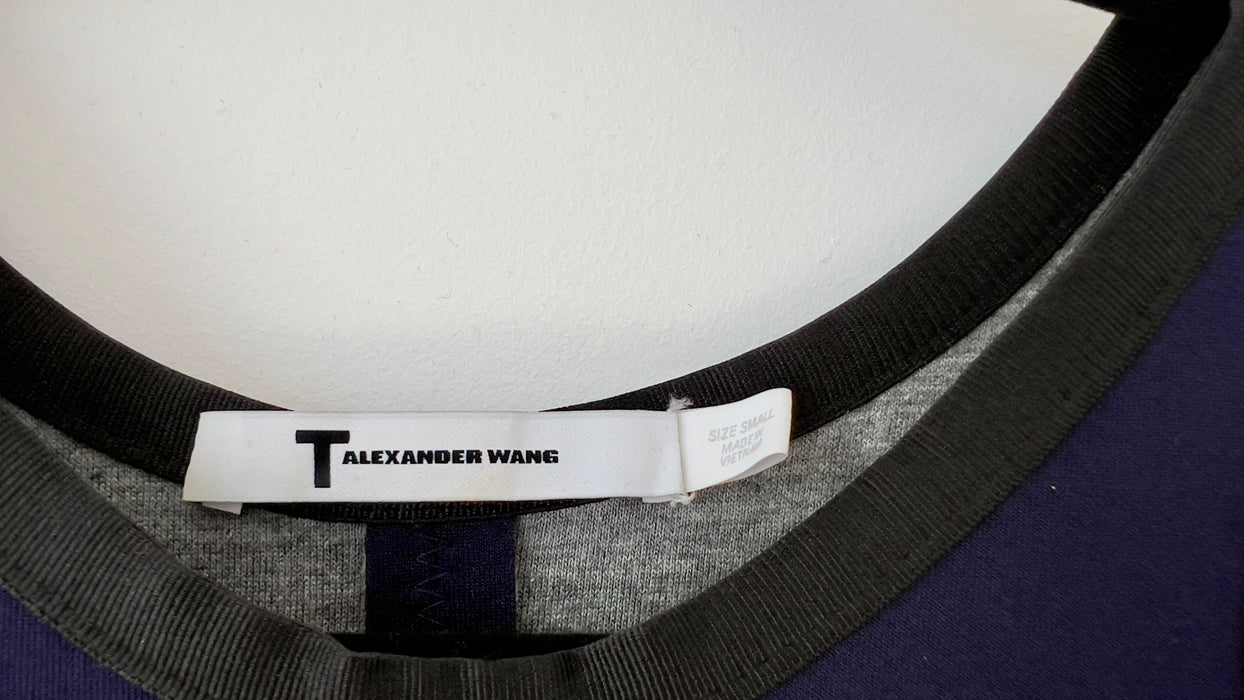 Alexander Wang Sleeveless Blue Scuba-Style Dress Size Small