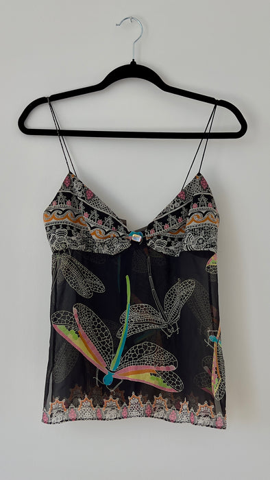 Matthew Williamson Dragonfly Silk Tank Size 10