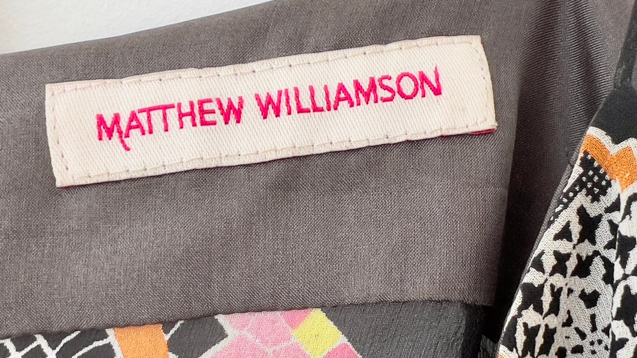 Matthew Williamson Dragonfly Silk Tank Size 10