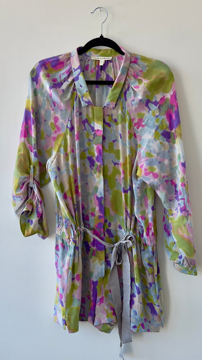 Twenty8Twelve Long Sleeve Floral Jumpsuit Shorts UK 8