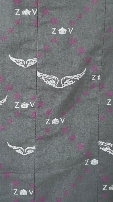 Zadig & Voltaire Grey Button Vest Size Small