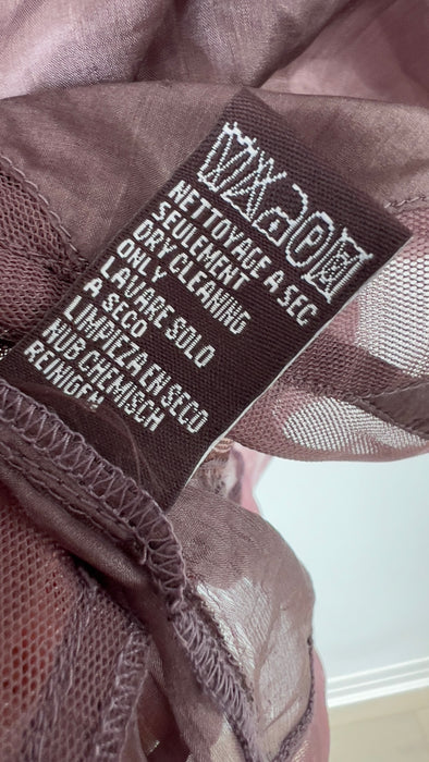 Antik Batik Silk Deep Lavender Tank Size Small