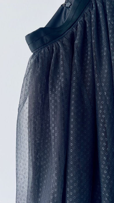 Needle & Thread Black Long Tulle Maxi Skirt Size US 2