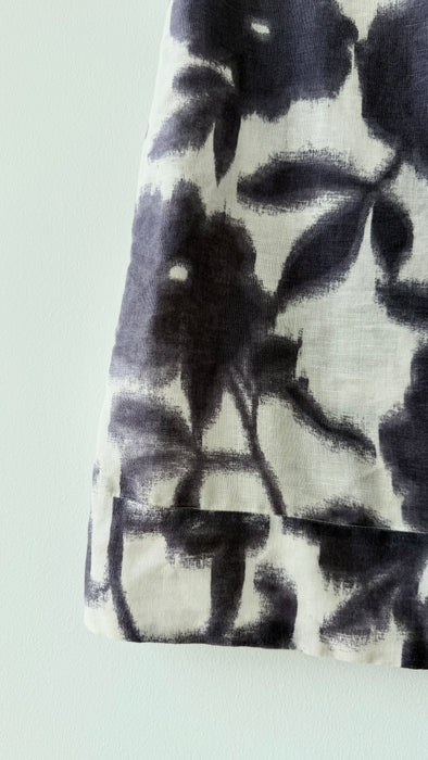Amandarling Sleeveless Purple and Creme Floral Print Dress Size Medium